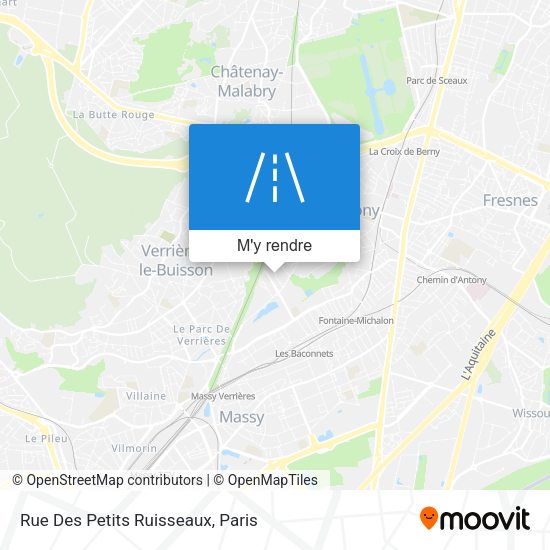 Rue Des Petits Ruisseaux plan