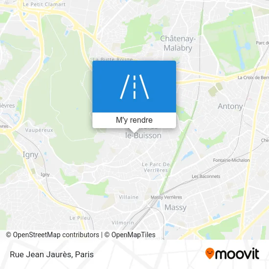 Rue Jean Jaurès plan
