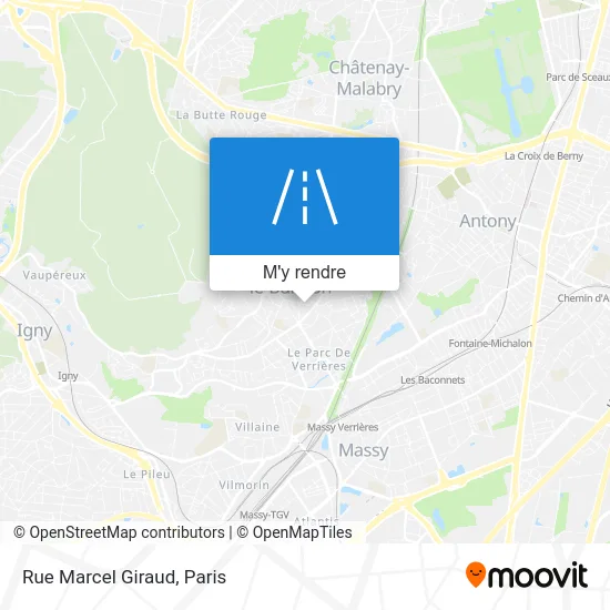 Rue Marcel Giraud plan