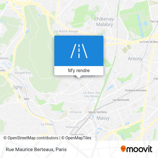 Rue Maurice Berteaux plan