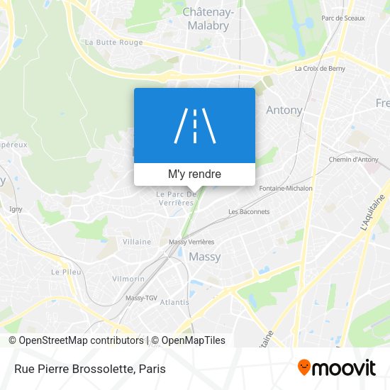 Rue Pierre Brossolette plan