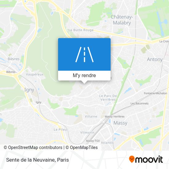 Sente de la Neuvaine plan