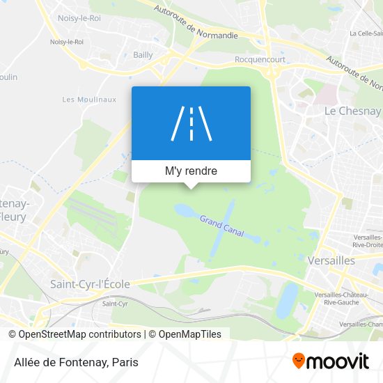 Allée de Fontenay plan