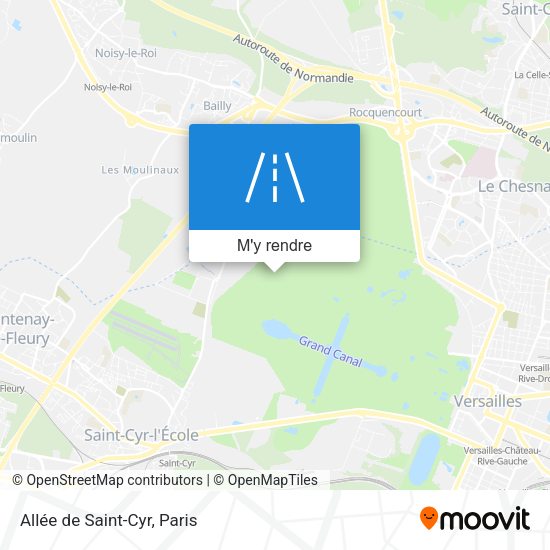 Allée de Saint-Cyr plan