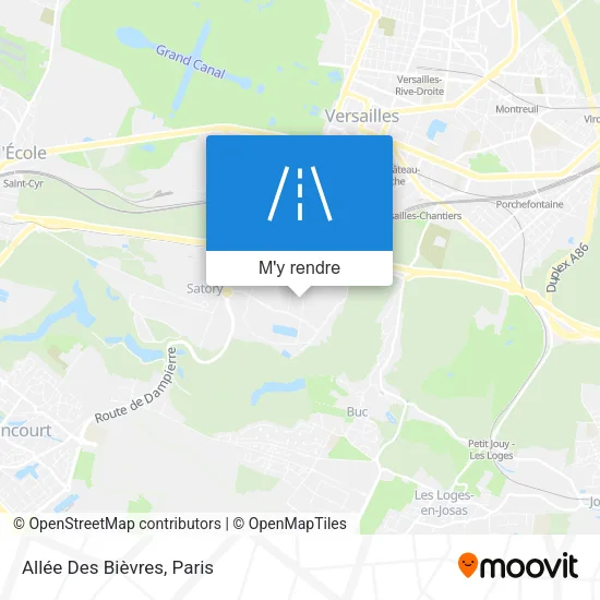 Allée Des Bièvres plan