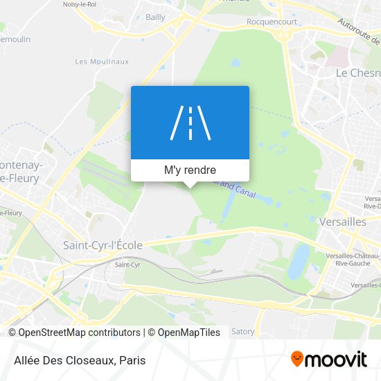 Allée Des Closeaux plan