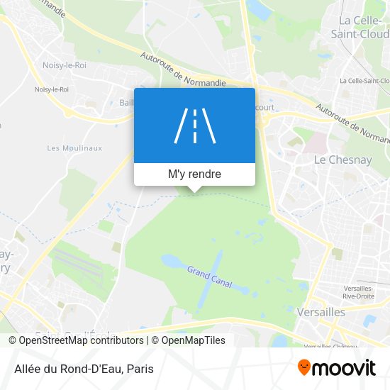 Allée du Rond-D'Eau plan