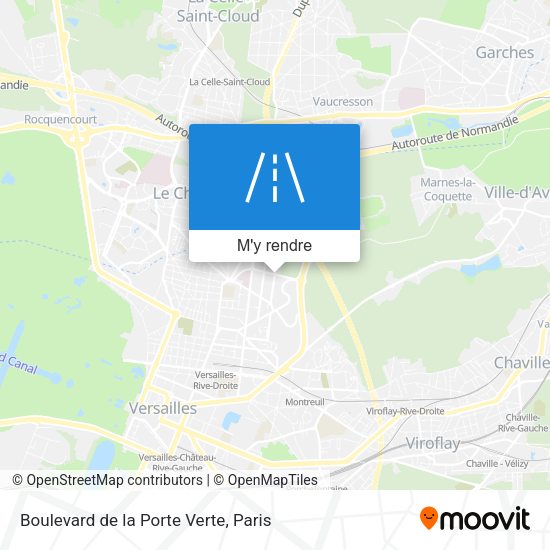 Boulevard de la Porte Verte plan