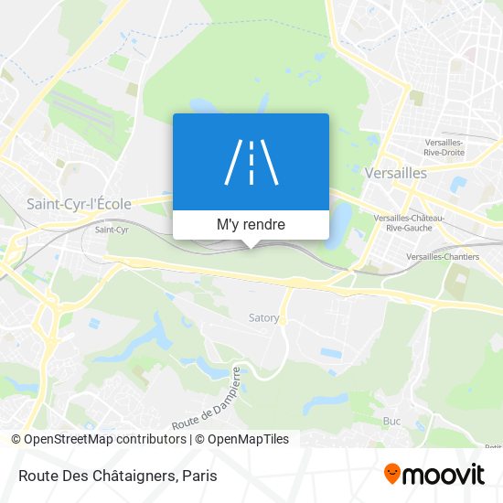 Route Des Châtaigners plan