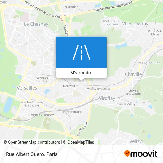 Rue Albert Quero plan