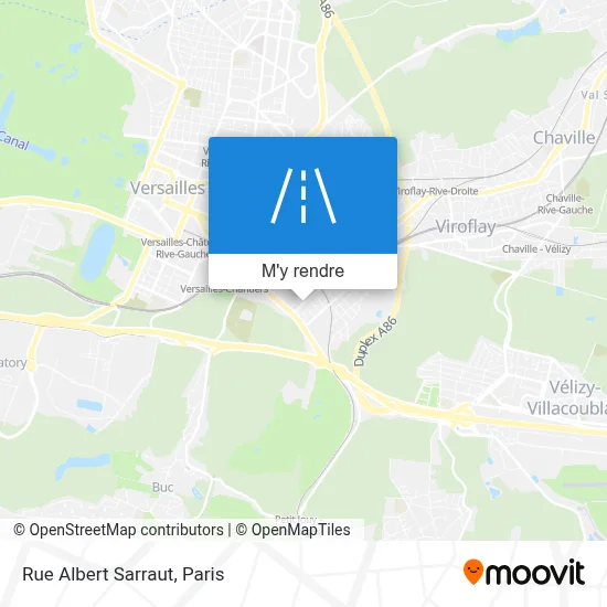 Rue Albert Sarraut plan