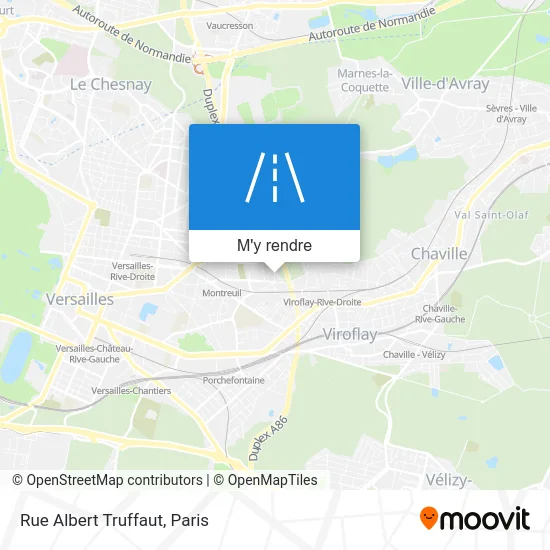 Rue Albert Truffaut plan
