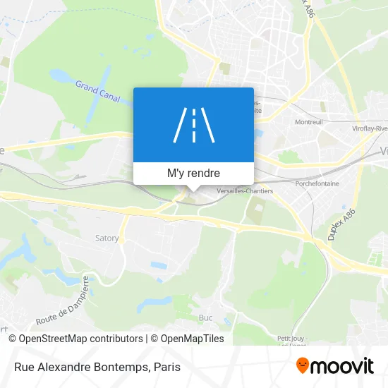 Rue Alexandre Bontemps plan