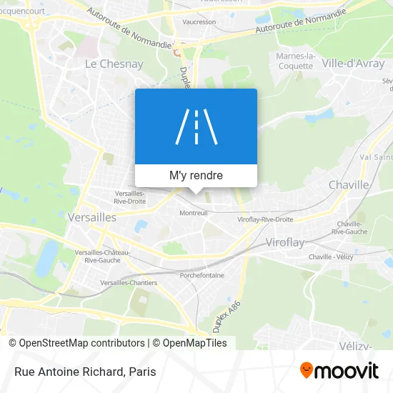 Rue Antoine Richard plan