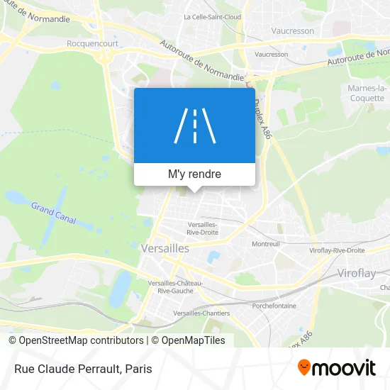 Rue Claude Perrault plan