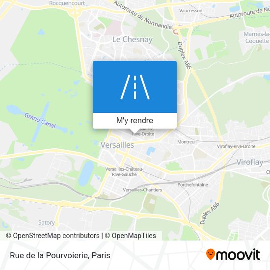 Rue de la Pourvoierie plan