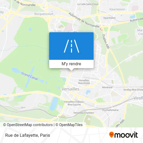 Rue de Lafayette plan