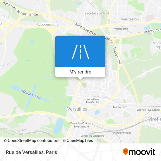 Rue de Versailles plan