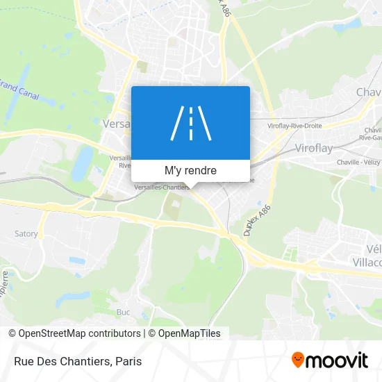 Rue Des Chantiers plan