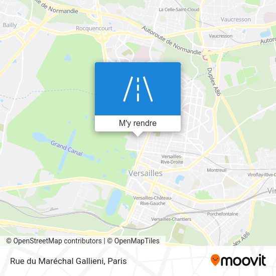 Rue du Maréchal Gallieni plan