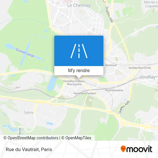 Rue du Vautrait plan