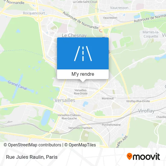 Rue Jules Raulin plan