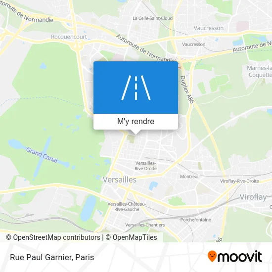 Rue Paul Garnier plan