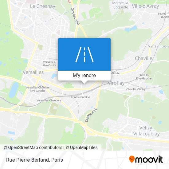 Rue Pierre Berland plan