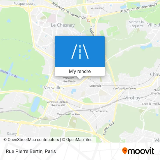 Rue Pierre Bertin plan