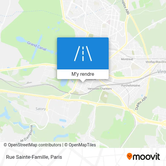 Rue Sainte-Famille plan