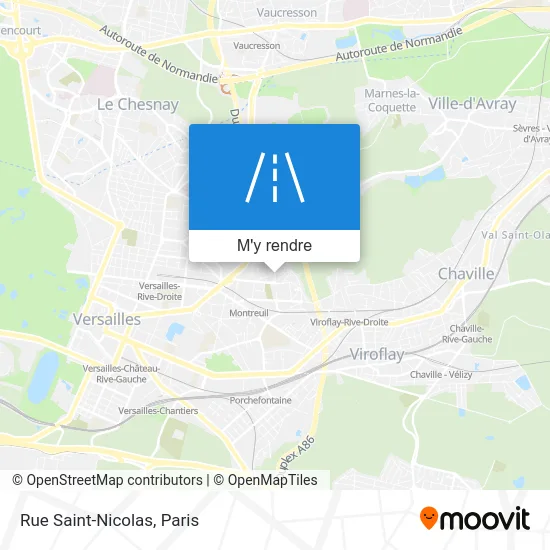 Rue Saint-Nicolas plan