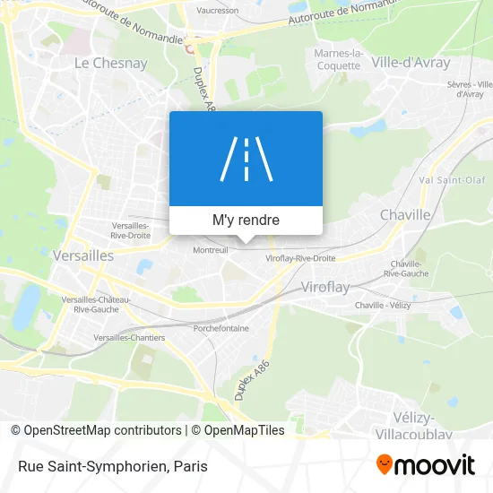 Rue Saint-Symphorien plan