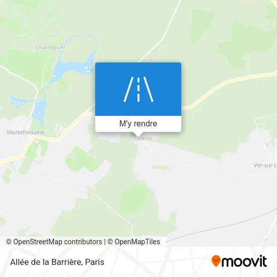 Allée De La Barrière plan