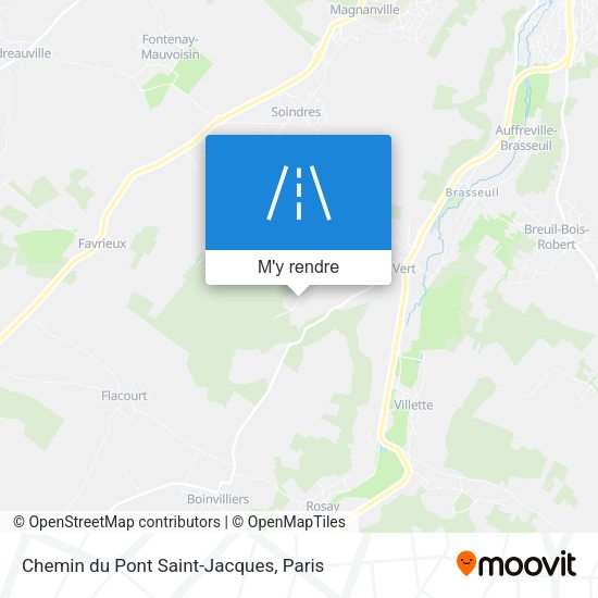 Chemin Du Pont Saint-Jacques plan