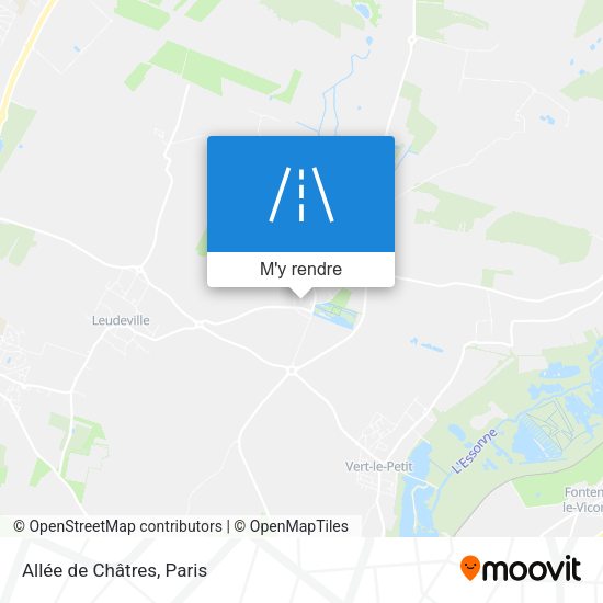 Allée de Châtres plan