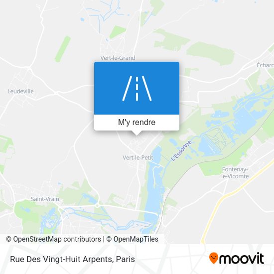 Rue Des Vingt-Huit Arpents plan
