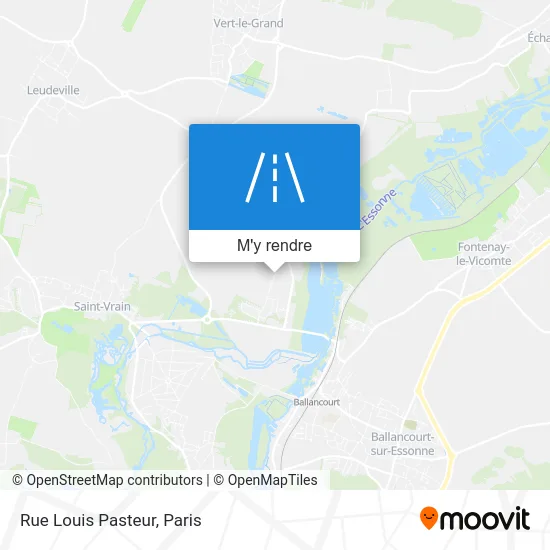 Rue Louis Pasteur plan