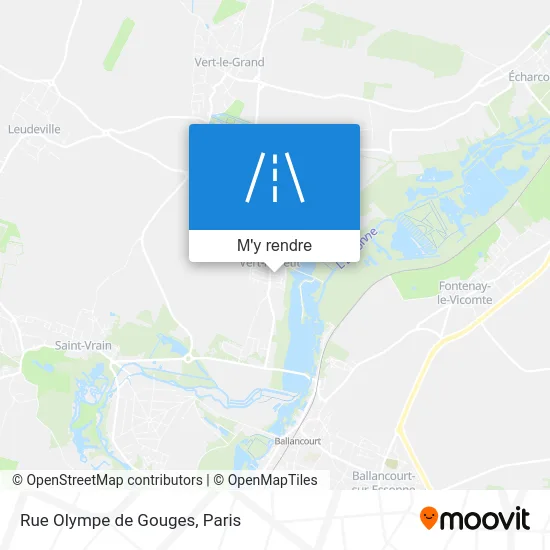 Rue Olympe de Gouges plan