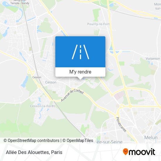 Allée Des Alouettes plan