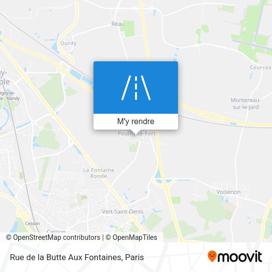 Rue de la Butte Aux Fontaines plan