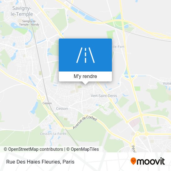 Rue Des Haies Fleuries plan