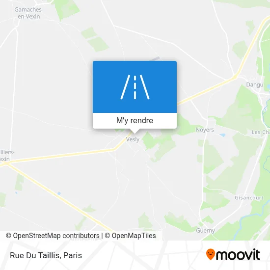Rue Du Taillis plan
