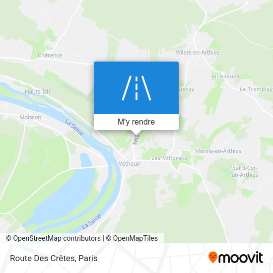 Route Des Crêtes plan