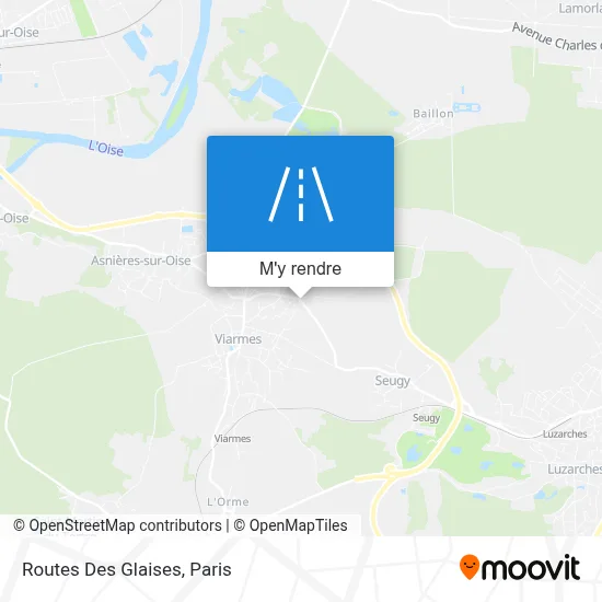 Routes Des Glaises plan