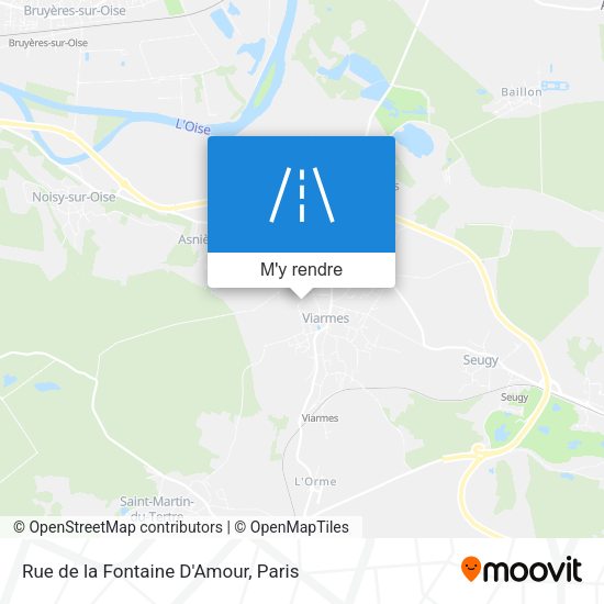 Rue de la Fontaine D'Amour plan