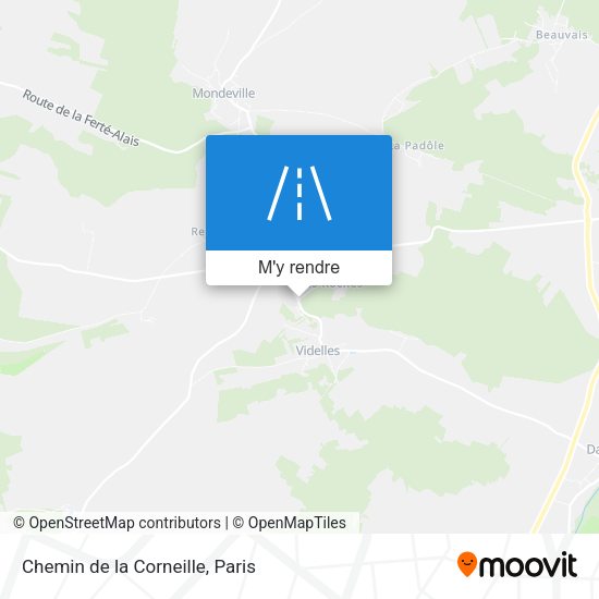 Chemin de la Corneille plan