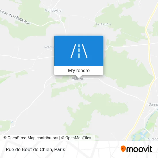 Rue de Bout de Chien plan