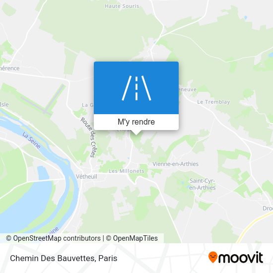 Chemin Des Bauvettes plan