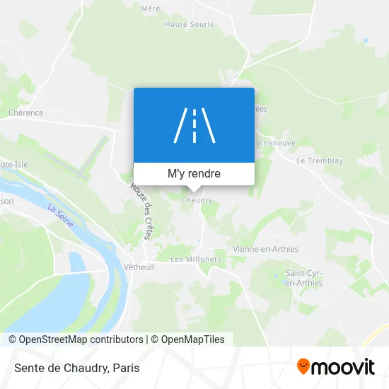 Sente de Chaudry plan