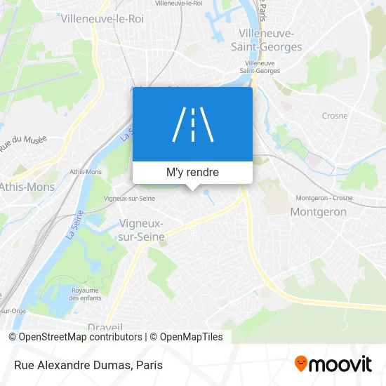 Rue Alexandre Dumas plan